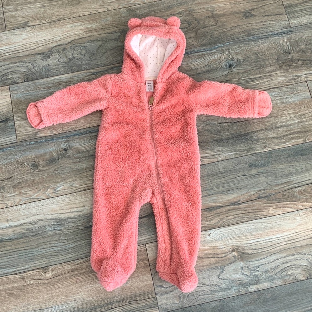Baby Girls Zip-Up Sherpa